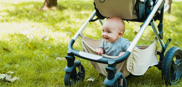 baby in the pram