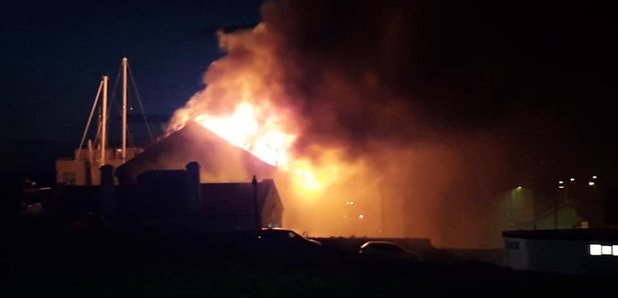 Holyhead Marina Fire 2018