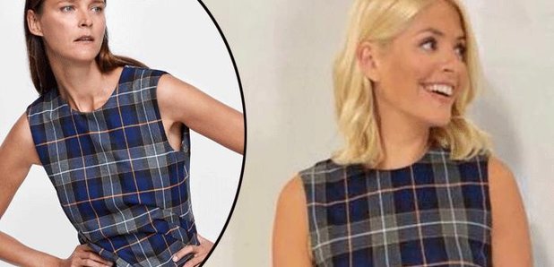 Holly Willoughby wears Zara top on This Morning