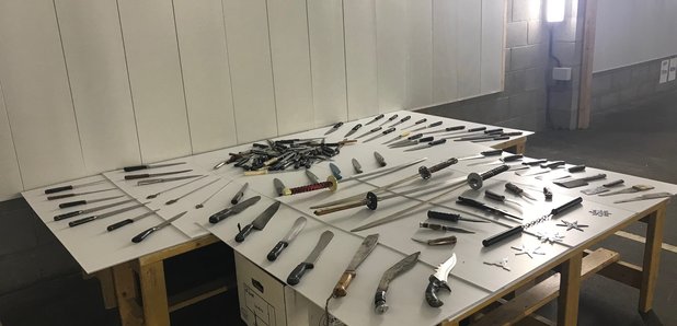 Knives handed into Cumbria Police