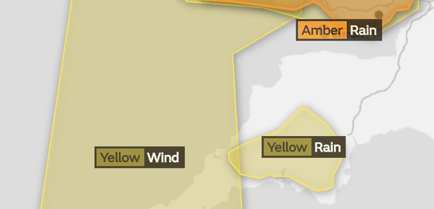 Yellow warning