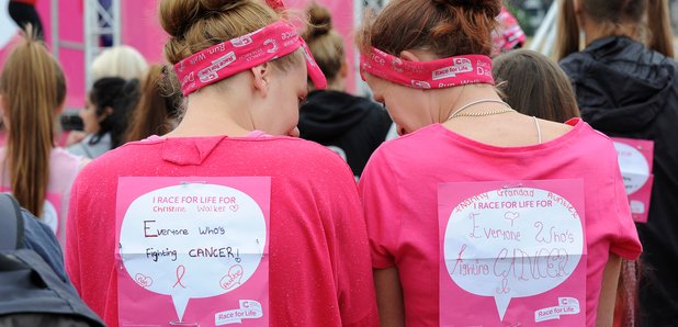 Participants ready for race for life