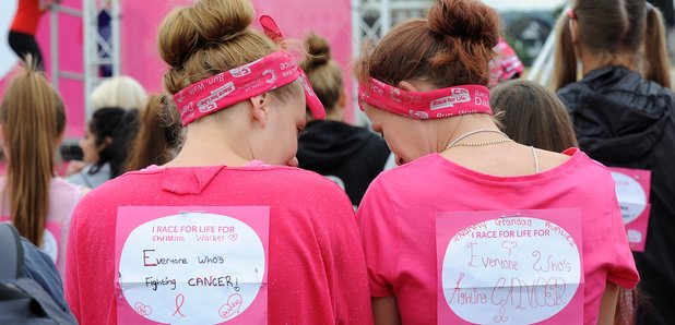 Participants ready for race for life