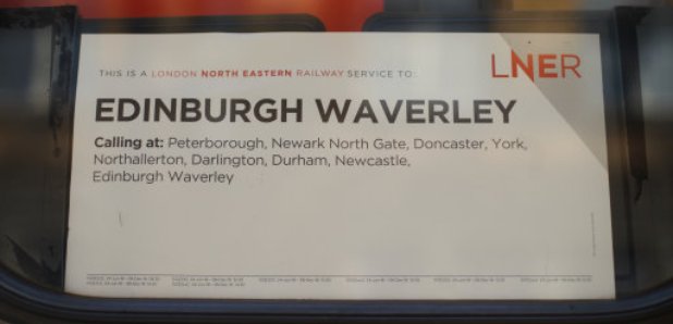 LNER train edinburgh