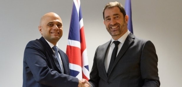 Sajid Javid and Christope Castaner