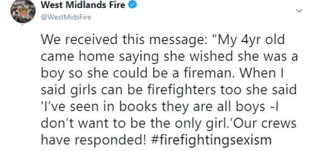 West Mids Fire Service Message Esme