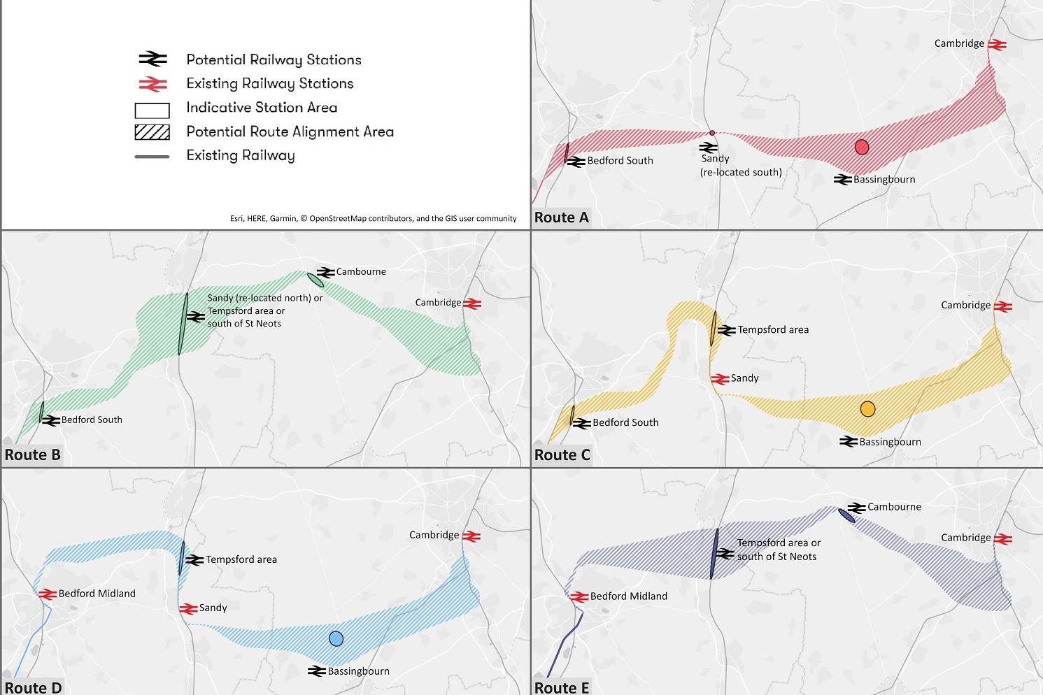 East West Route Options