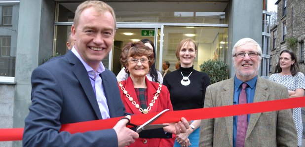 Tim Farron at the first Mintworks