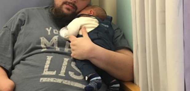 Daniel Florence with son