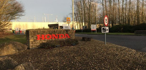 Entrance to Honda plant in Swindon