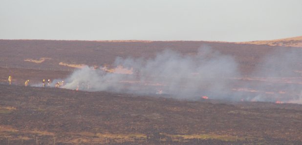 Firefighters saddleworth moor