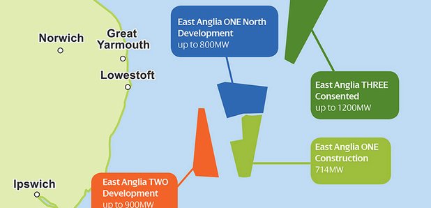 east anglia offshore wind map 