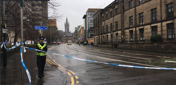 Glasgow University Suspicious Package