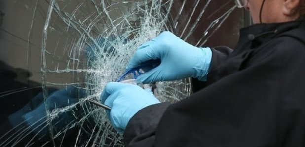 Birmingham Mosques damage smashed window March 201