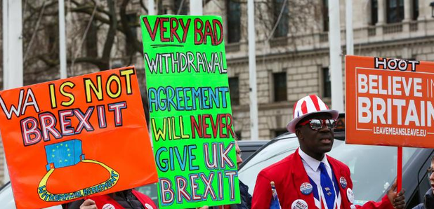 brexit heart protest