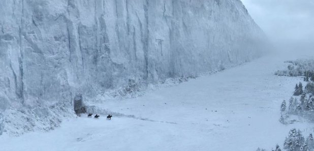 The ice wall in Game of Thrones