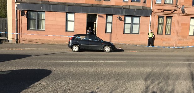 Toddler Clydebank window