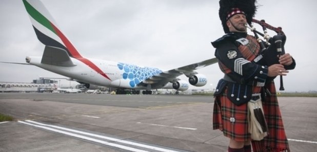 A380 Glasgow Airport