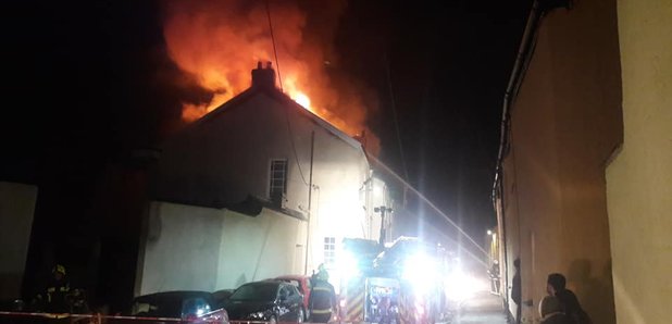 Bradninch house fire - pic David Carpenter