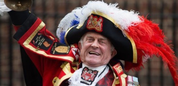 Town crier Tony Appleton