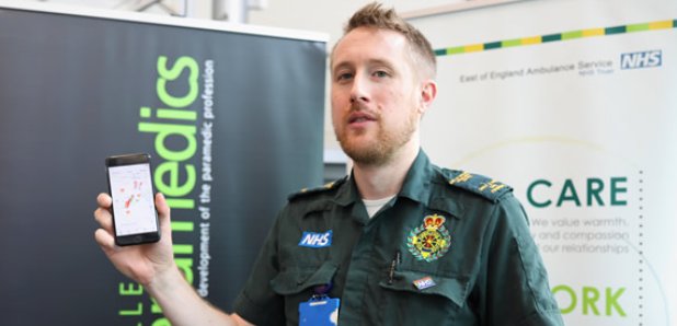East of England Ambulance Service use app