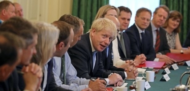 Boris Johnson's first cabinet meeting