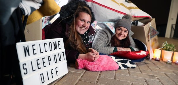 Llamau Big Sleep Out Cardiff