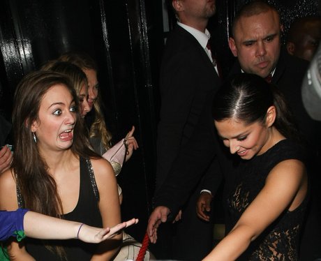 Cheryl Cole with excited fan