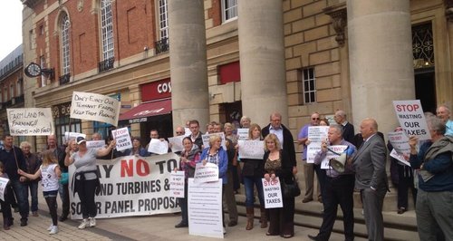 Peterborough Solar Farm Protests