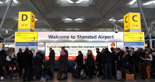 Stansted Airport Departure Lounge