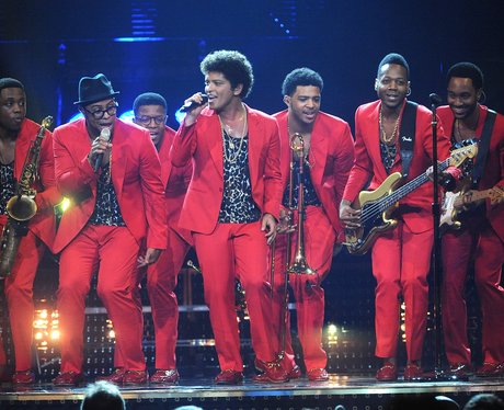 Bruno Mars performs on tour