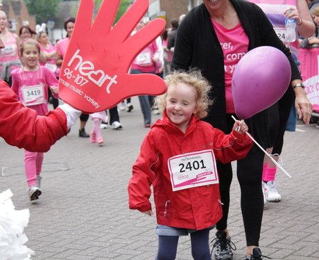 The Finish Line at Race for Life Solihull 
